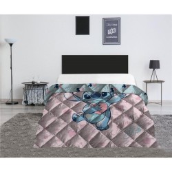 LILO & STITCH - Stitch "Coeur" - Couverture en Quilt...