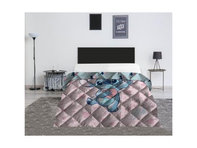 LILO & STITCH - Stitch "Coeur" - Couverture en Quilt 140x200cm