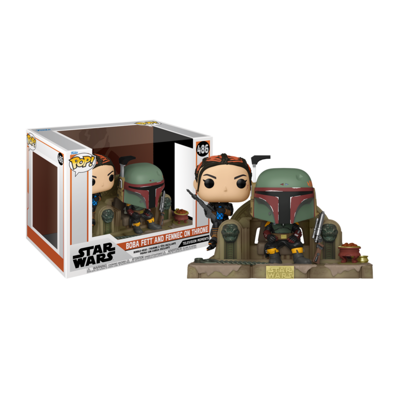 MANDALORIAN - POP MOMENT NÂ° 486 - Boba Fett & Fennec Shand