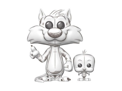 LOONEY TUNES - POP & Buddy N° 2013 - Grosminet & Titi (Sketched Deco)