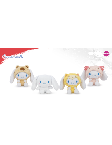CINNAMOROLL - Assortiment de 8 Peluches - 4...