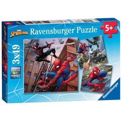 SPIDER-MAN - En action - 3 Puzzle 49P