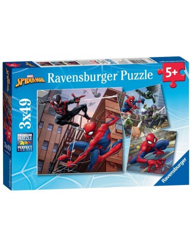 SPIDER-MAN - En action - 3 Puzzle 49P