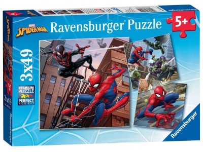 SPIDER-MAN - En action - 3 Puzzle 49P