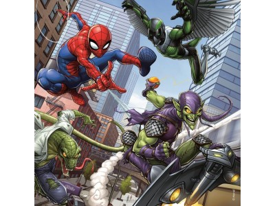 SPIDER-MAN - En action - 3 Puzzle 49P