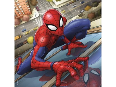 SPIDER-MAN - En action - 3 Puzzle 49P