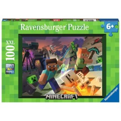 MINECRAFT - Monstres de Minecraft - Puzzle 100P XXL