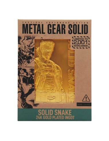 METAL GEAR SOLID 2 - Snake - Lingot Edition...