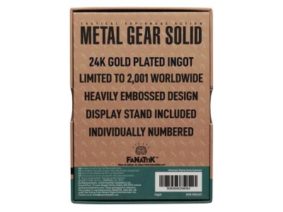 METAL GEAR SOLID 2 - Snake - Lingot Edition Limitée