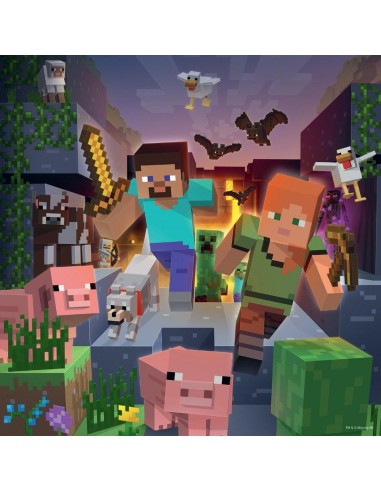 MINECRAFT - Biomes - 3 Puzzle 49P