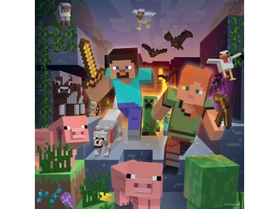 MINECRAFT - Biomes - 3 Puzzle 49P