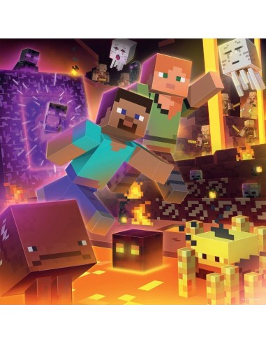 MINECRAFT - Biomes - 3 Puzzle 49P