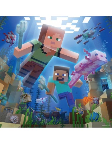 MINECRAFT - Biomes - 3 Puzzle 49P