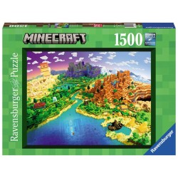MINECRAFT - Puzzle 1500P - Le monde de Minecraft