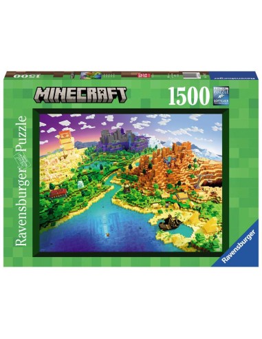 MINECRAFT - Puzzle 1500P - Le monde de Minecraft