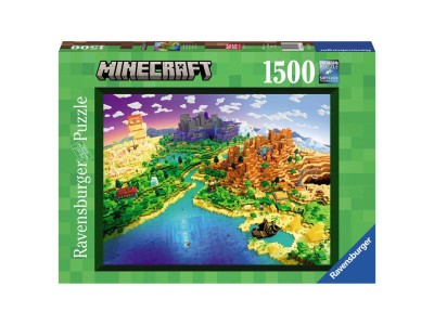 MINECRAFT - Puzzle 1500P - Le monde de Minecraft
