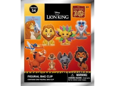 LE ROI LION - 30ème Anniversaire - 3D Foam Bag Clip (Display 24 Pcs)