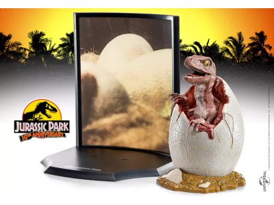 JURASSIC PARK - Oeuf de Vélociraptor -Figurine Toyellectible Treasures