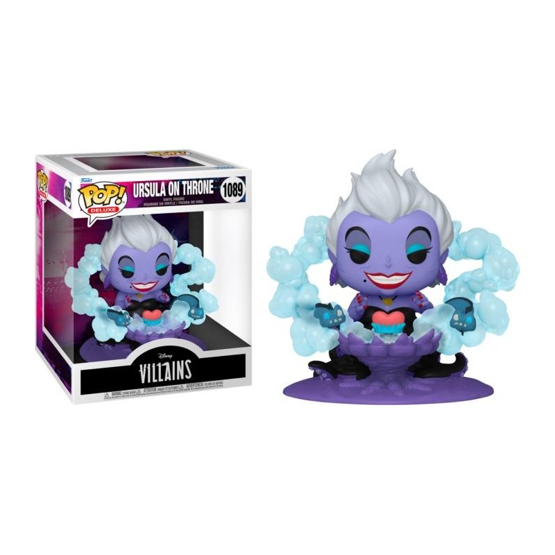 DISNEY Villains  - POP Deluxe NÂ° 1089 - Ursula on Throne