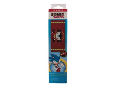 SONIC - Dr. Eggman - Tapis de Bureau XL + 1 Sous-Verre