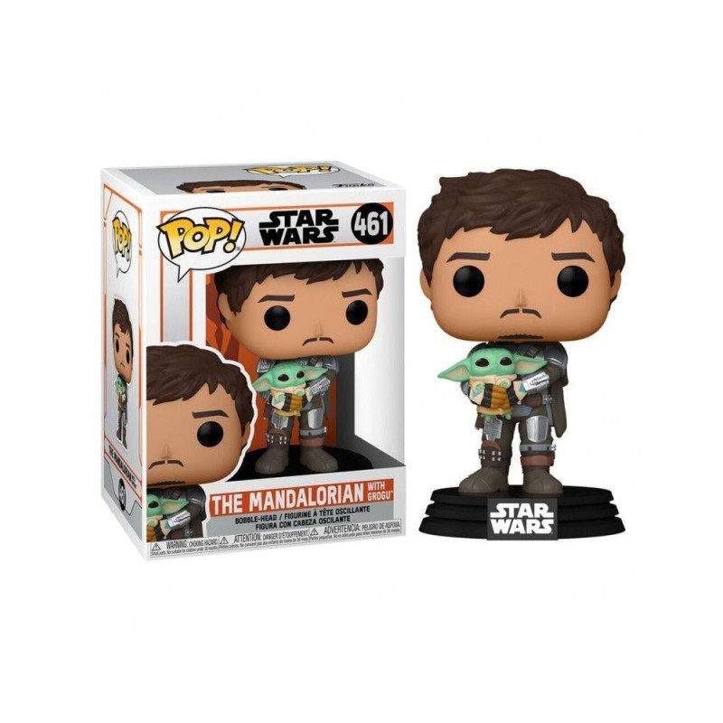 THE MANDALORIAN - POP NÂ° 461 - Mando Holding Child
