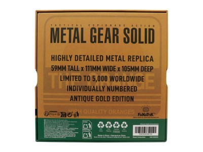 METAL GEAR SOLID 2 - Boite en carton - Replique Edition Limitée