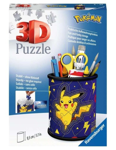 POKEMON - Puzzle 3D - Pot à Crayons