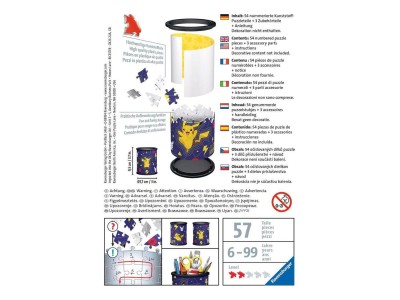POKEMON - Puzzle 3D - Pot à Crayons
