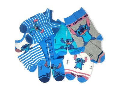 STITCH - Gift Box - 12 Paires de Chaussettes (T 36-41)