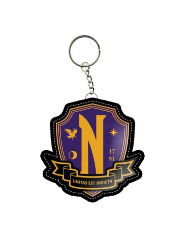 MERCREDI - Emblème Nevermore - Porte-clés en...