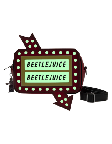 BEETLEJUICE - Graveyard sign - Sac Bandoulière...