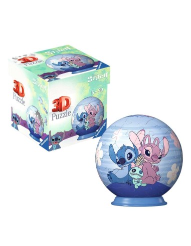 LILO & STITCH - Stitch & Angel - Puzzle 3D 54p