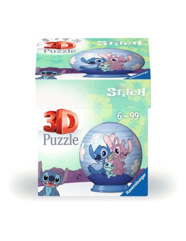 LILO & STITCH - Stitch & Angel - Puzzle 3D 54p