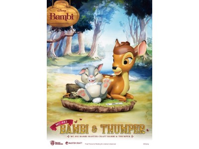 BAMBI - Bambi & Panpan - Statuette Master Craft 26.5cm