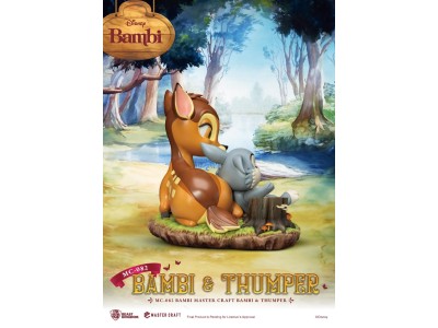 BAMBI - Bambi & Panpan - Statuette Master Craft 26.5cm