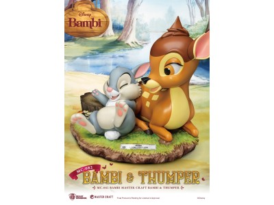 BAMBI - Bambi & Panpan - Statuette Master Craft 26.5cm