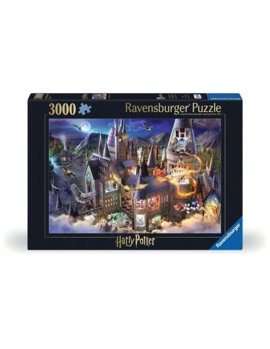 HARRY POTTER - Vue sur le château de Poudlard -...