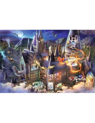 HARRY POTTER - Vue sur le château de Poudlard -...