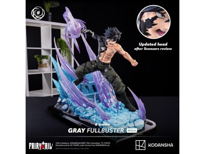 FAIRY TAIL - Gray Fullbuster - Statue Ikigai 1/6 By Tsume 37cm