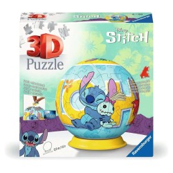 LILO & STITCH - Stitch & Scrump - Puzzle 3D - Rond 72p 2