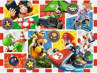 NINTENDO - La course de Mario Kart - Puzzle 150P XXL