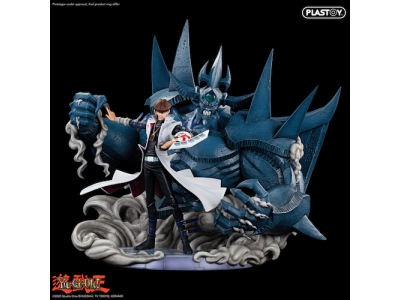 YU-GI-OH - Seto Kaiba & Obelisk The Tormentor - Statuette 50cm