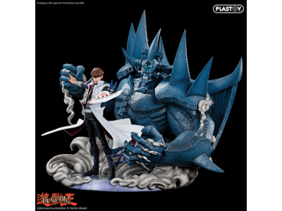 YU-GI-OH - Seto Kaiba & Obelisk The Tormentor - Statuette 50cm