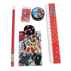 ONE PIECE - Set de Papeterie + Pot à Crayon - 7pc.