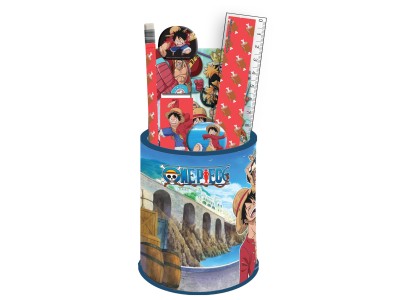 ONE PIECE - Set de Papeterie + Pot à Crayon - 7pc.