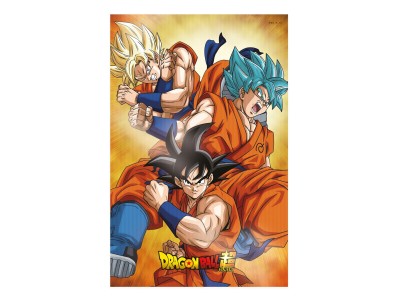 DRAGON BALL SUPER - Goku Evolution - Poster 3D - 58x38cm