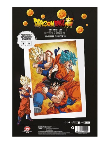 DRAGON BALL SUPER - Goku Evolution - Poster 3D...