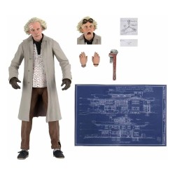 RETOUR VERS LE FUTUR - Ultimate Doc Brown - Figurine 18cm