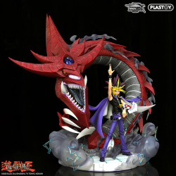 YU-GI-OH - Yami Yugi & Slifer - Statuette 51cm 2