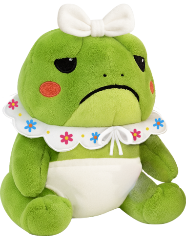FROWNY FROGS - Bébé - Peluche 25cm